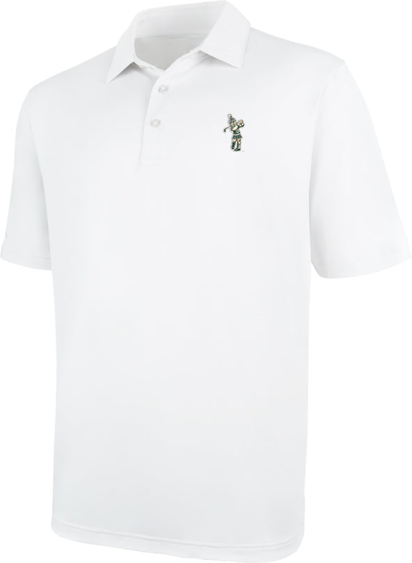 AHEAD SPARTY GOLF TEMPERANCE POLO WHITE