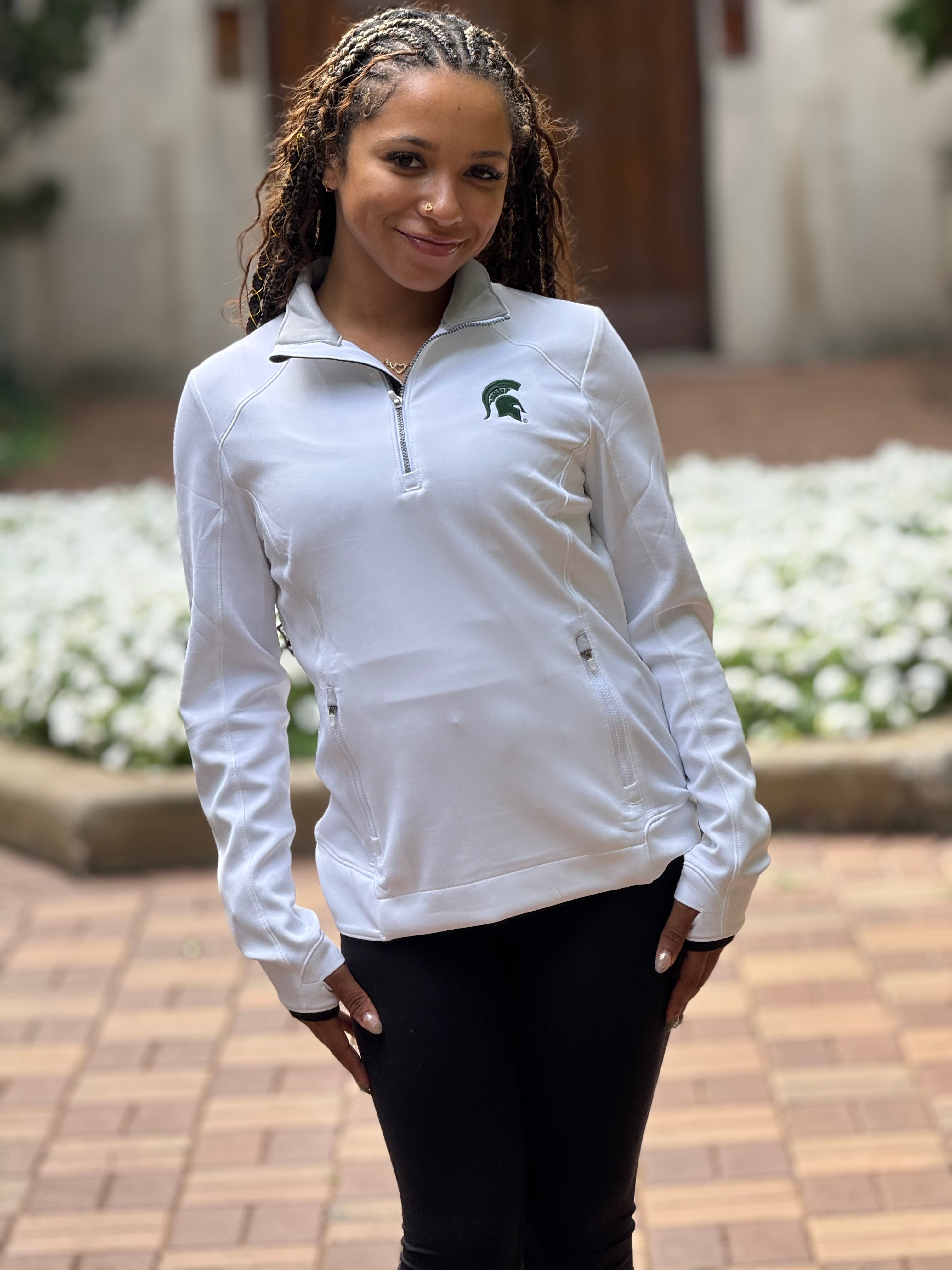 Spartan Women's Golf Quarter-zip Pullover