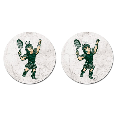 Legacy Tennis Sparty Thirsty Car Coasters