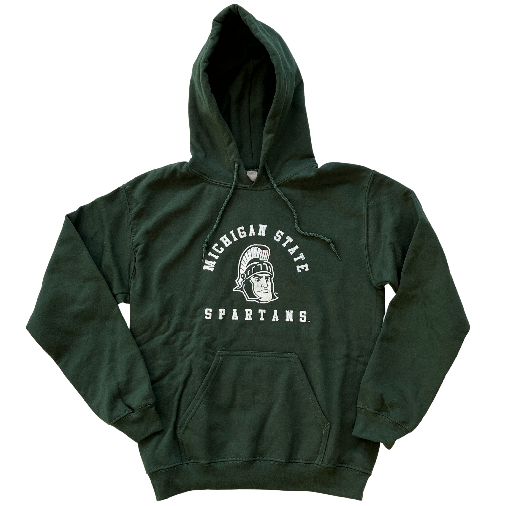 Sparty Gildan Hoodie Forest Green - Main Image