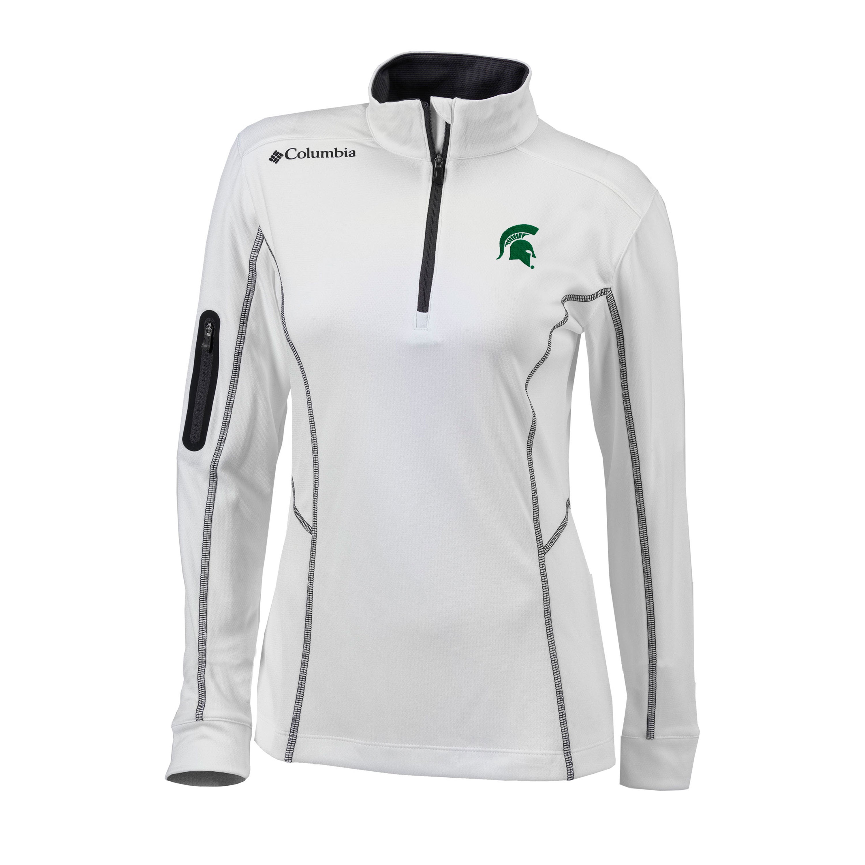 Michigan State Columbia Women's Omni-Wick Quarter-zip