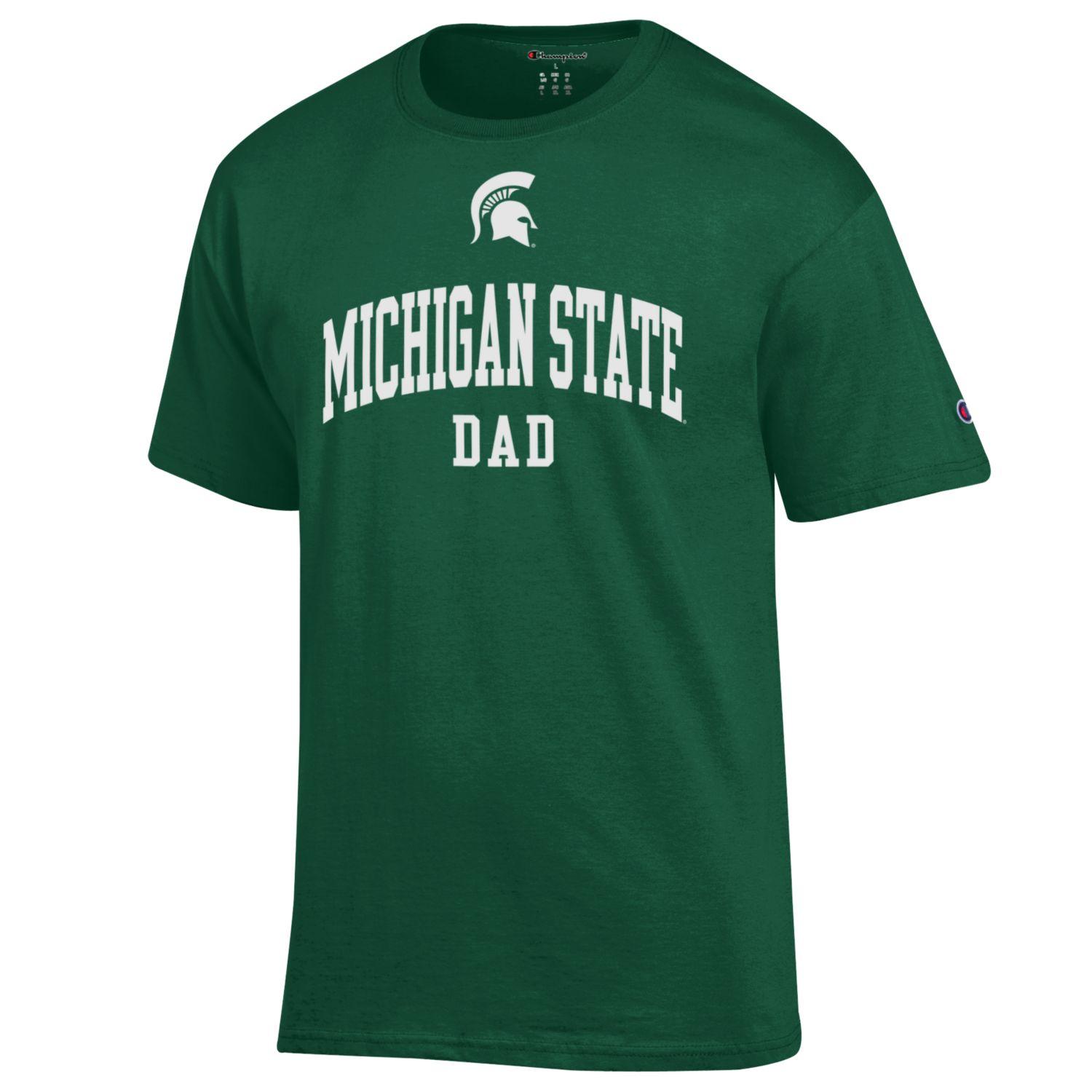 Michigan State Dad Short Sleeve T-shirt