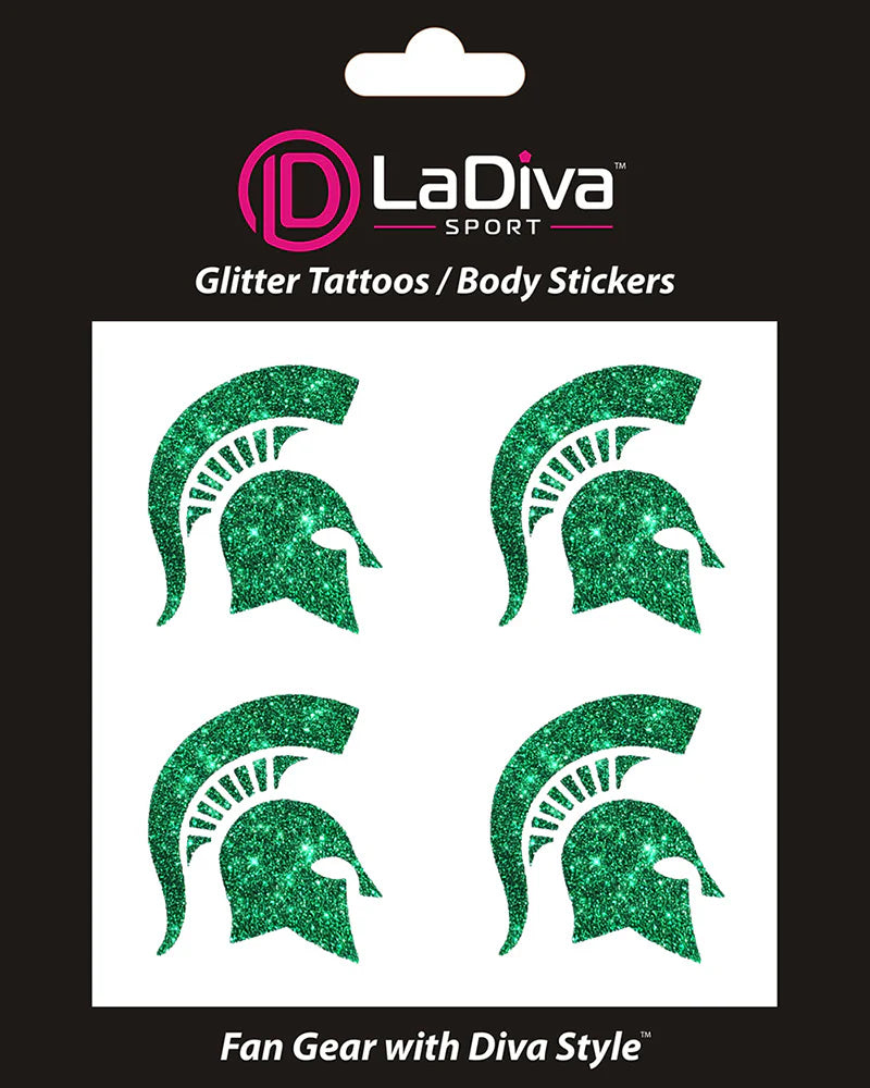 LaDiva Helmet Glitter Tattoos