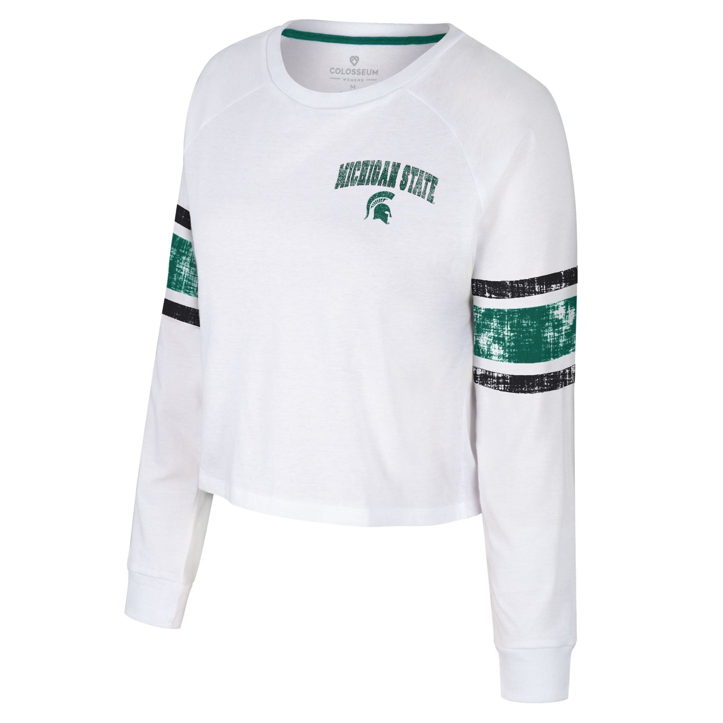 Colosseum Long Sleeve White Crop Top
