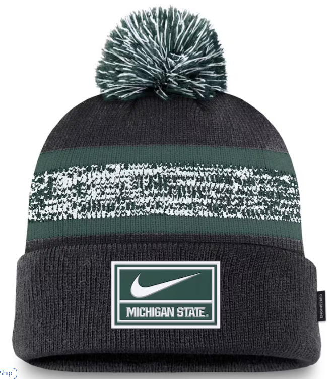 Nike On Field Peak Cuffed Knit Hat with Pom