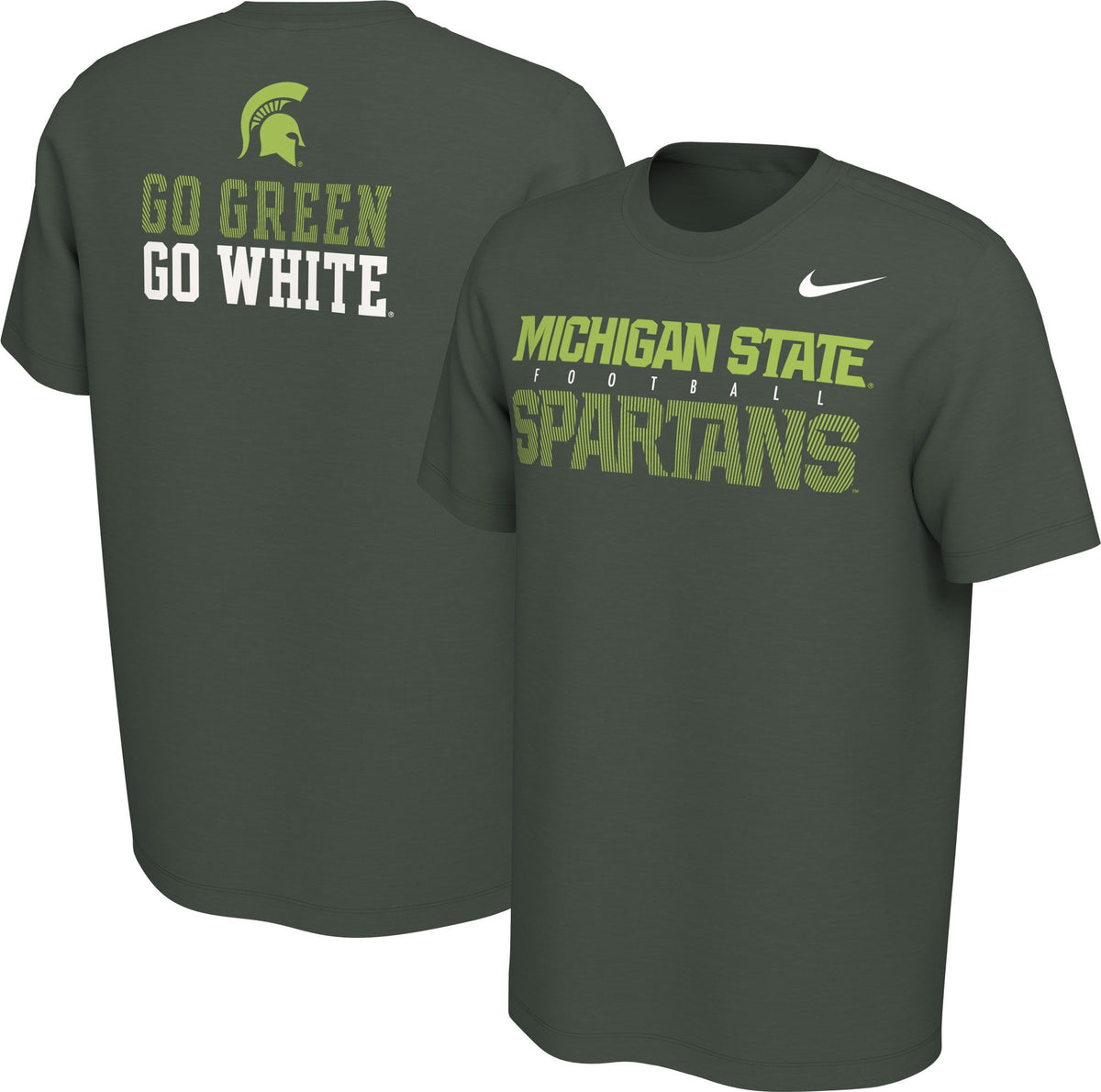 smag porter Aktiv Nike Michigan State Football Tee – Spartan Spirit Shop
