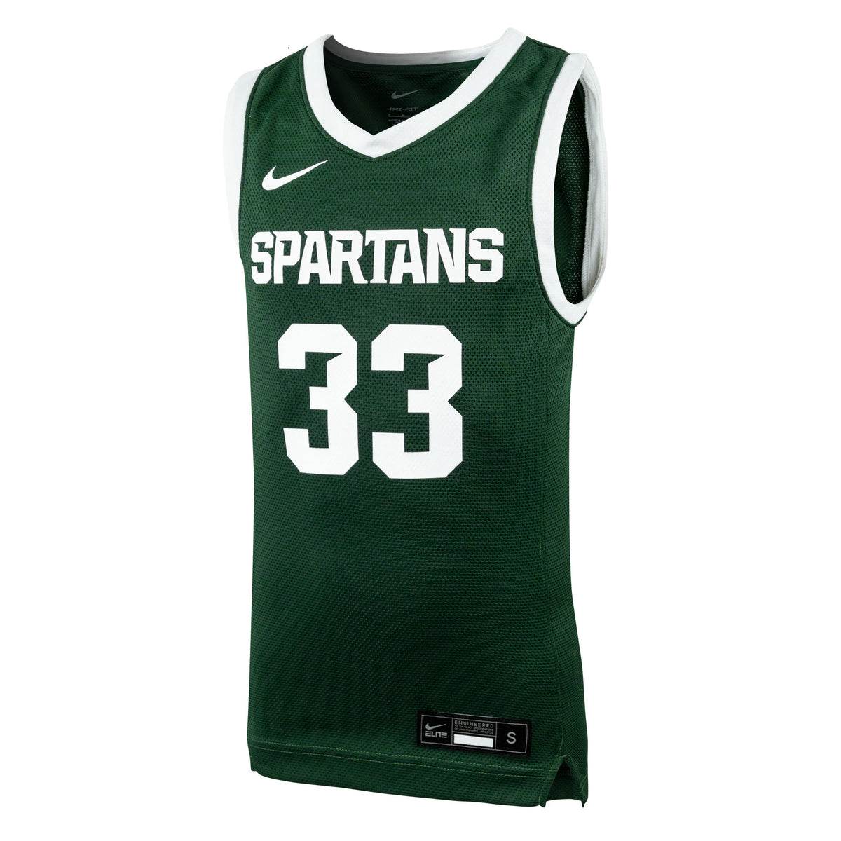 Michigan State Spartans Basketball Jersey Nike Elite Boys Youth Medium 12  14 #14