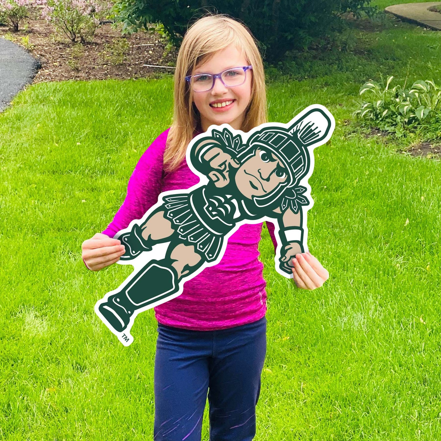 CDI MSU Sparty Mascot Sign