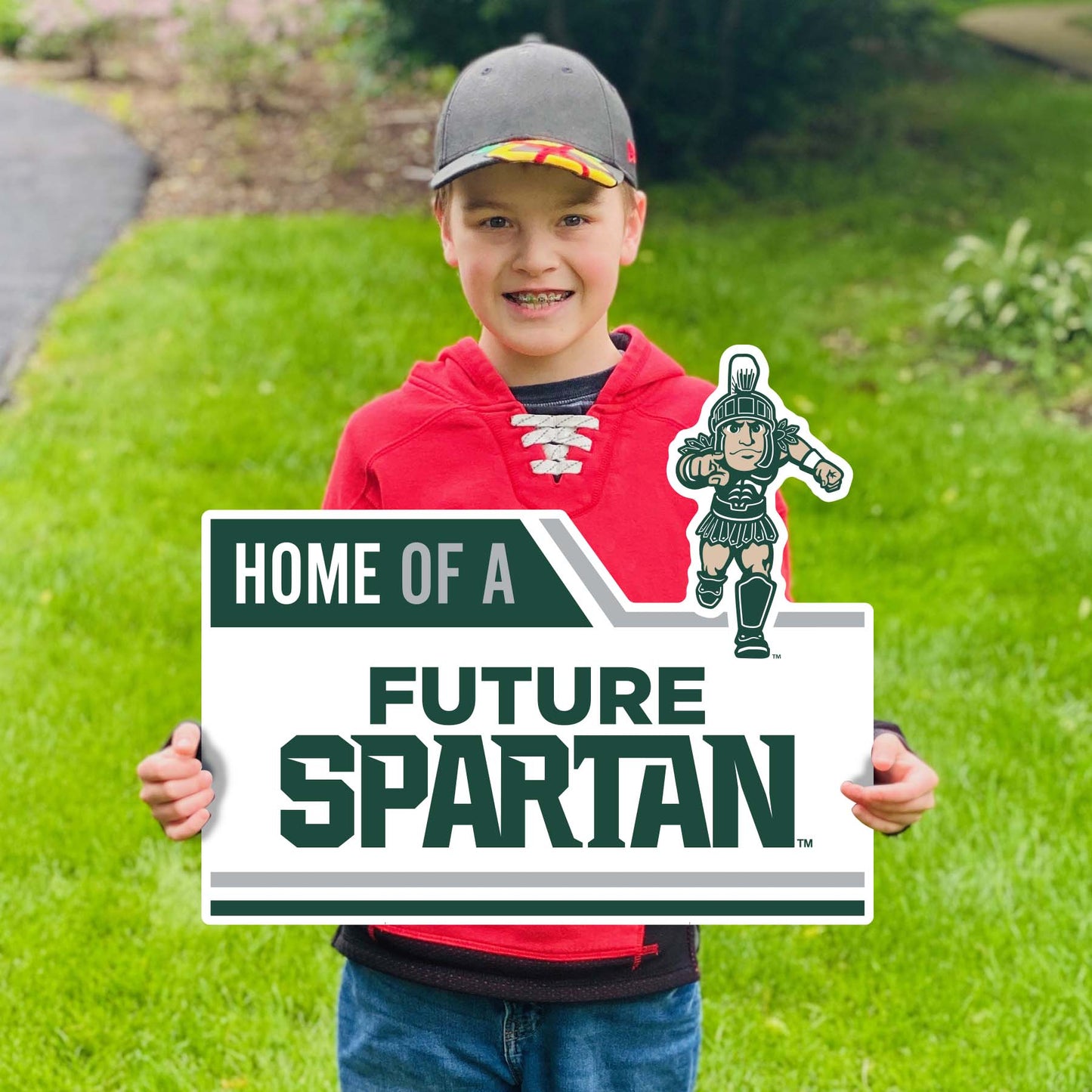 CDI MSU Home of a Future Spartan Sign
