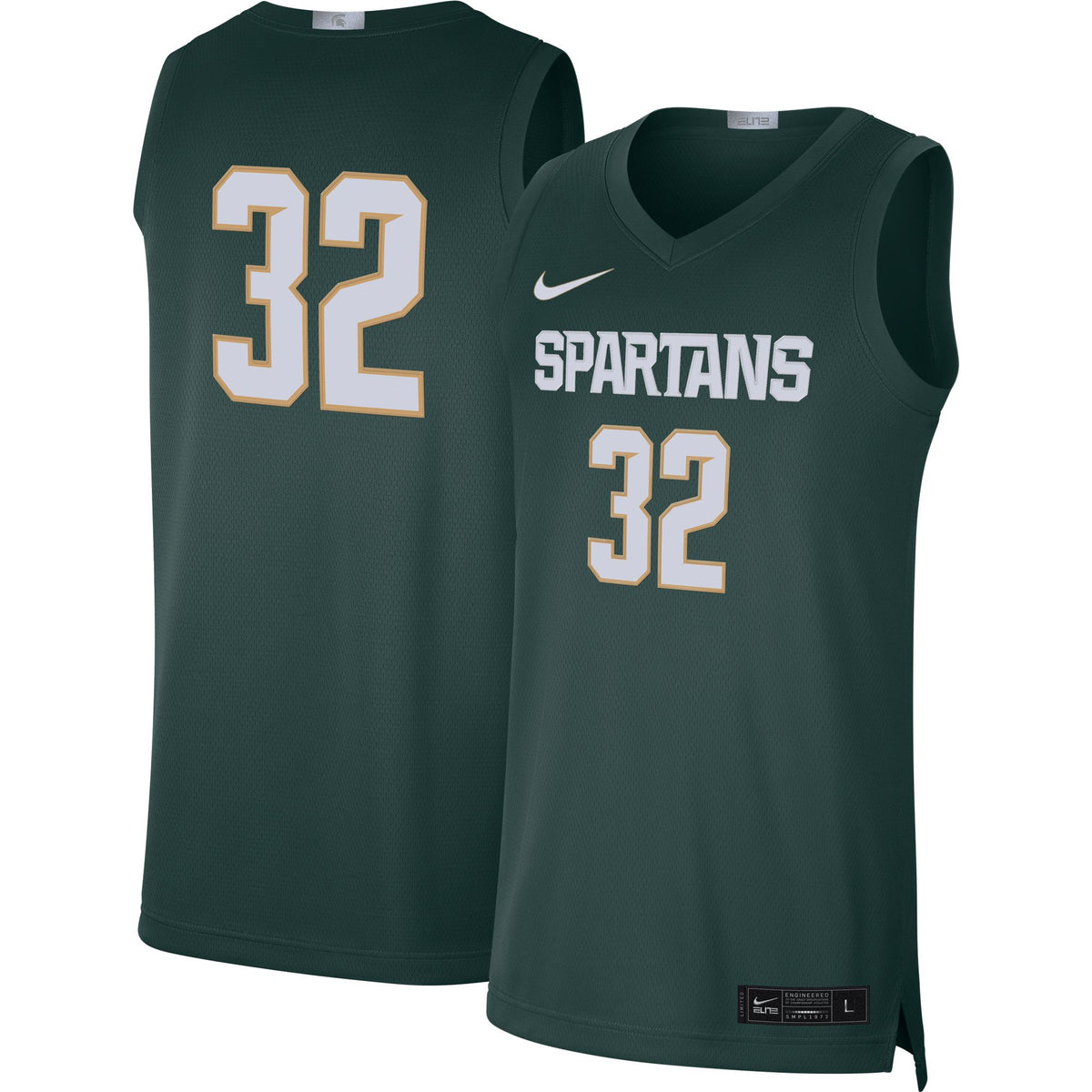 Nike Michigan State Spartans Green #16 Home Game Football Jersey Men's –  MSU Surplus Store
