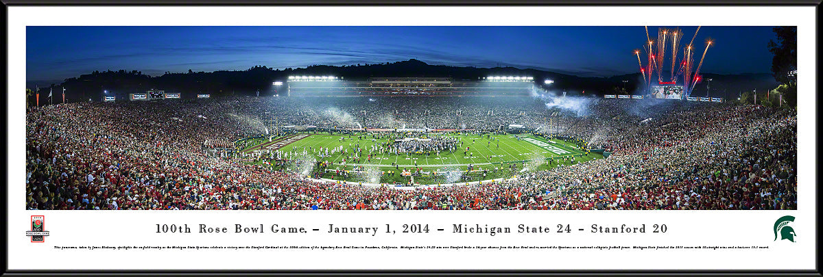 Blakeway Rose Bowl 2014 Champions 100th Game Print