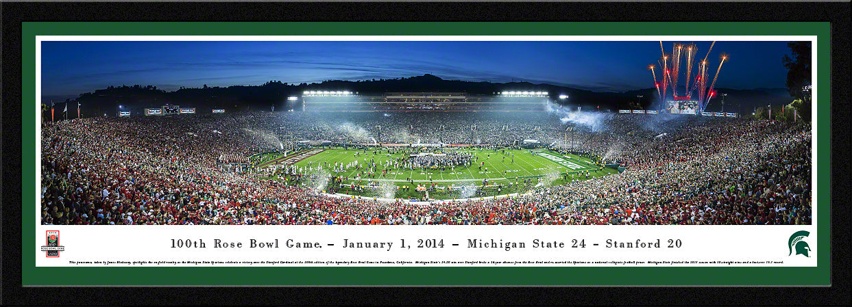 Blakeway Rose Bowl 2014 Champions 100th Game Print