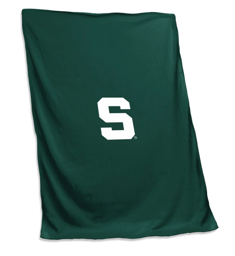 Michigan State Spartans Sweatshirt Blanket