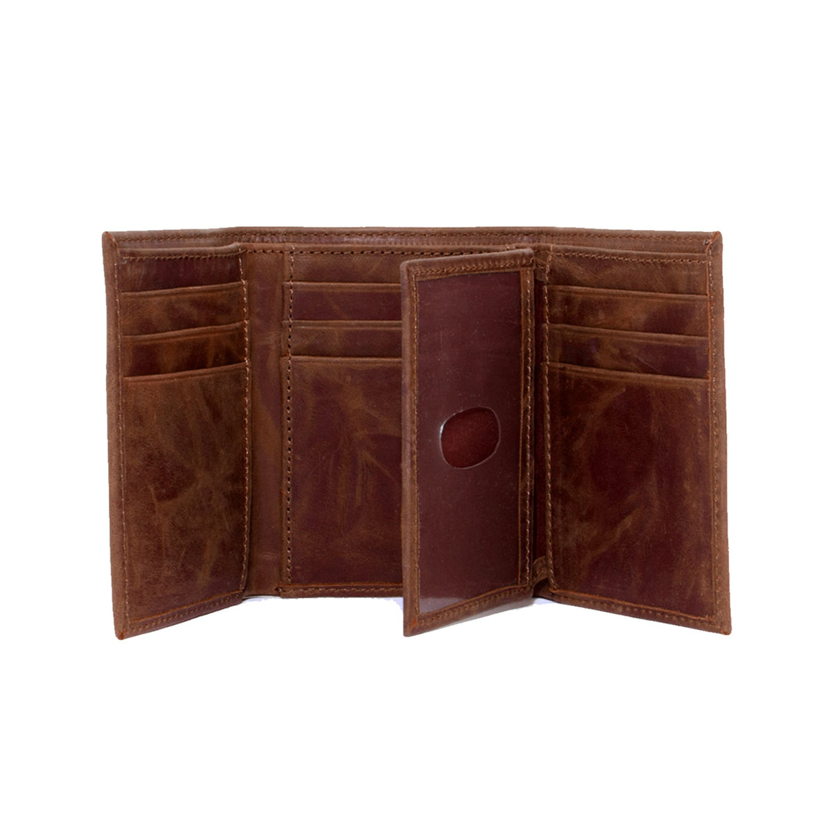 Eagles Wings St. Louis Cardinals Leather Front Pocket Wallet Brown