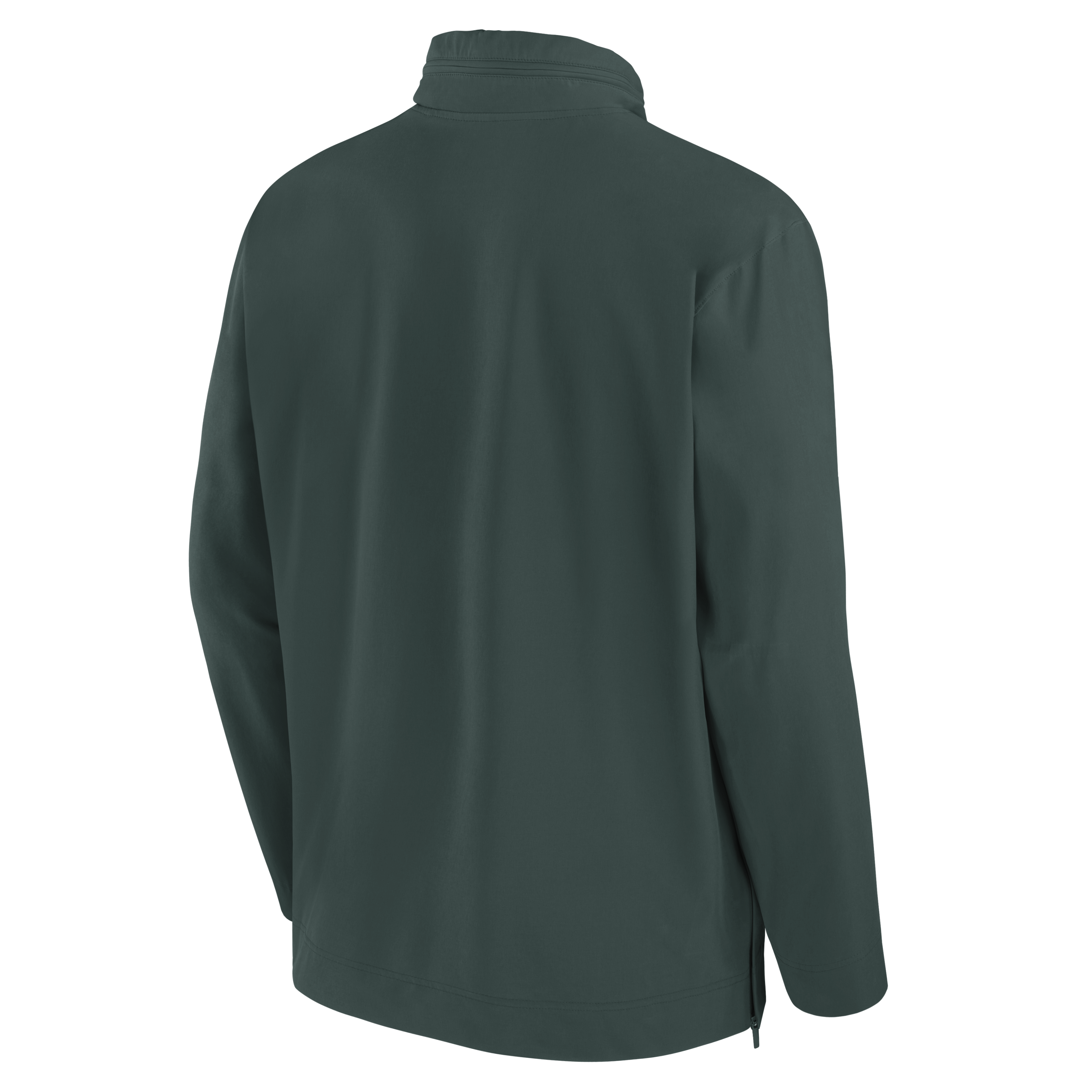 Back of a green sports jacket