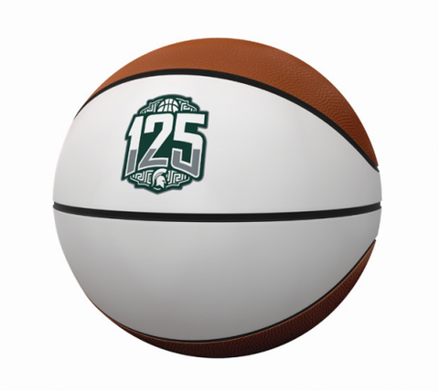 Logo Brands 125th Anniversary of Spartan Basketball Autograph Basketball