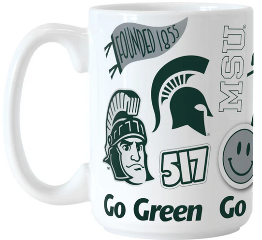 Logo Brand East Lansing 15 oz Mug