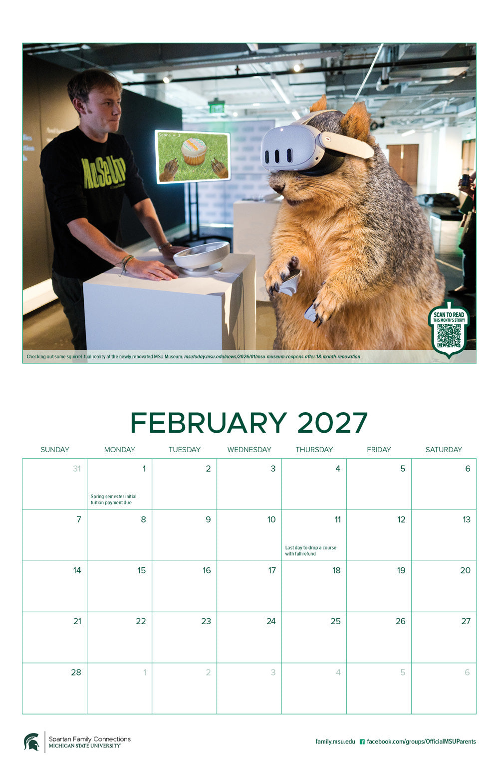 2026-2027 Spartan Family Calendar