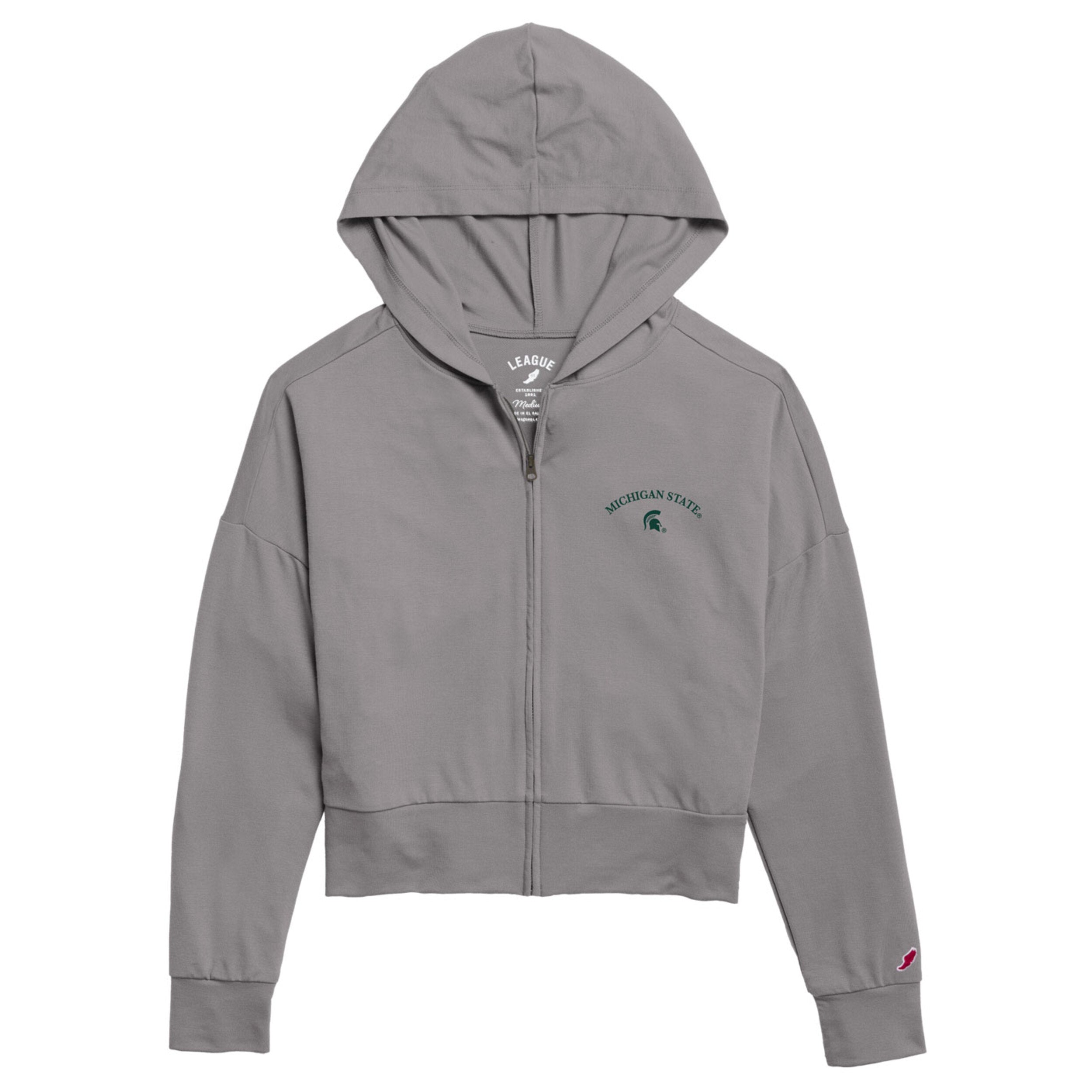 Michigan State Women's Midi Full-Zip Hoodie – Spartan Spirit Shop