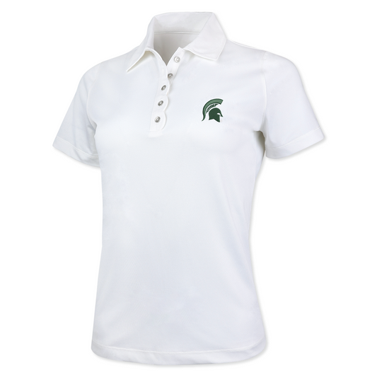 Spartan Ahead Women's Scalloped Golf Polo