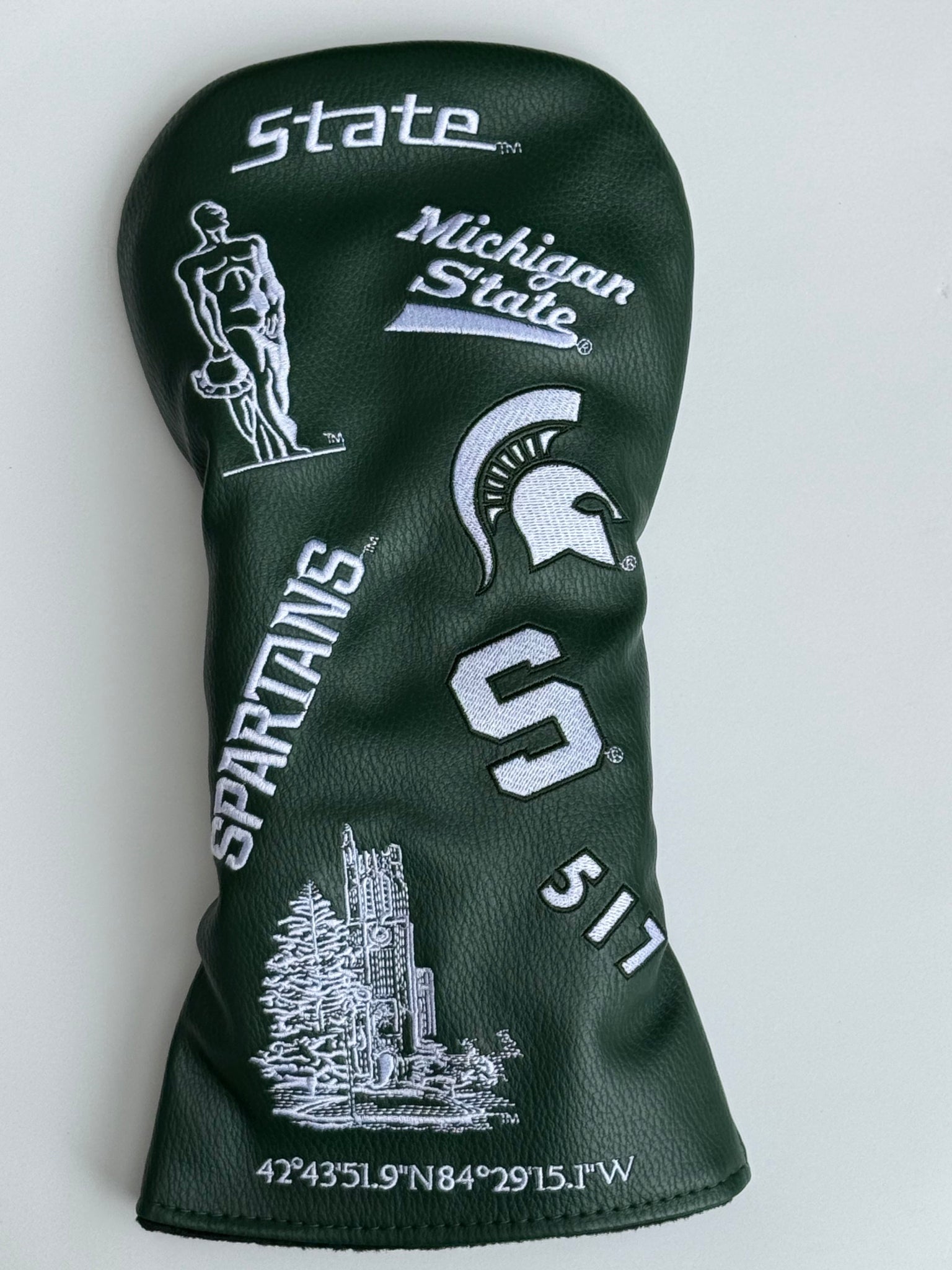 Michigan State Driver Golf Club Cover