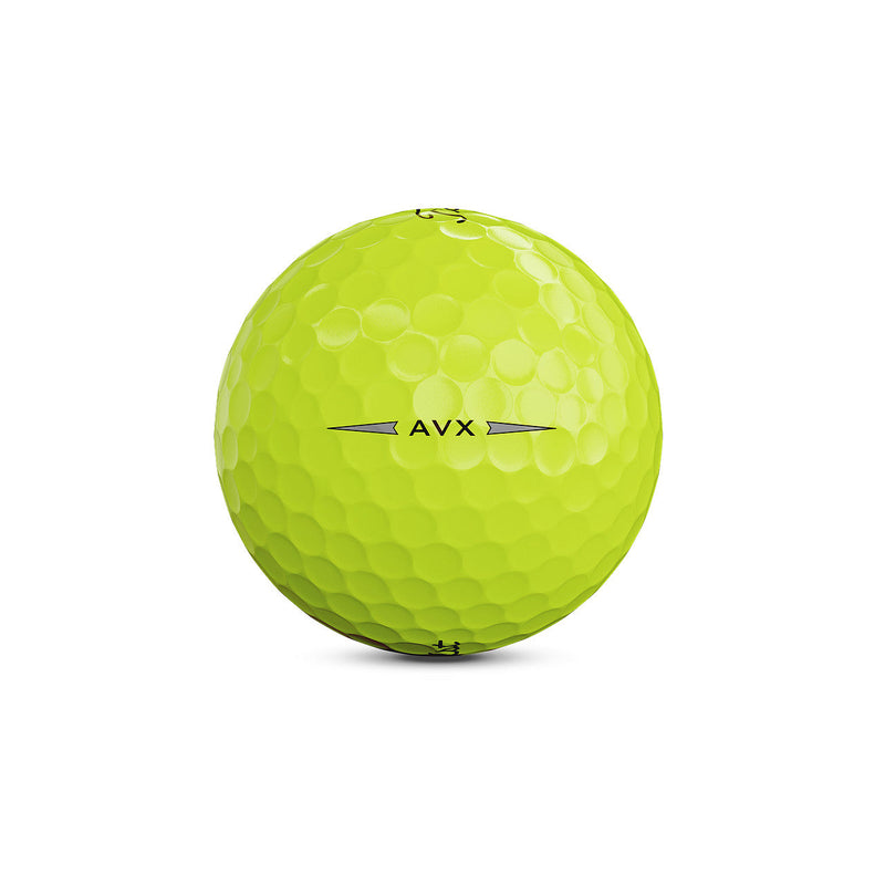 A white Titleist golf ball with red text personalized with a name and message.