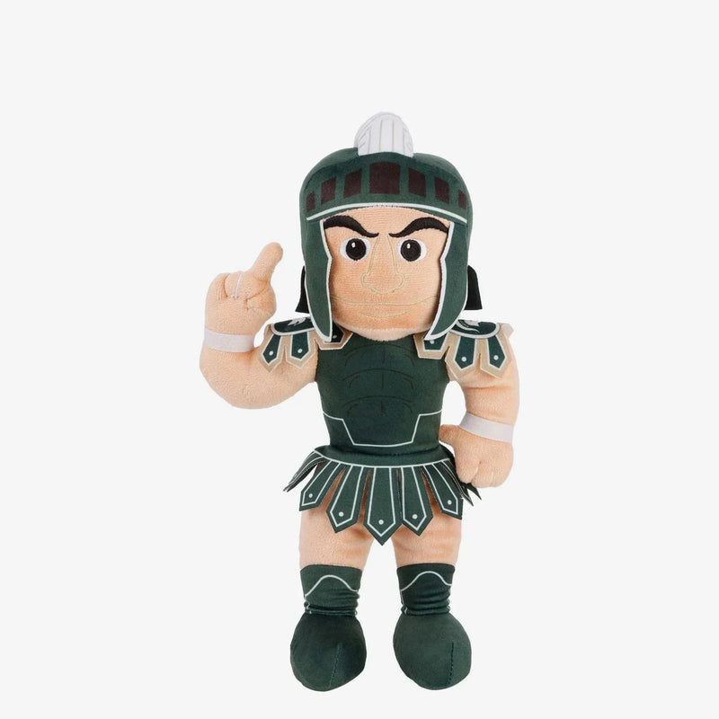 Plush Sparty approximately 10 inches in length.