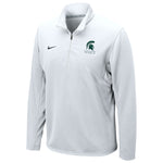 Nike MSU Tennis Performance 1/4 Zip- White