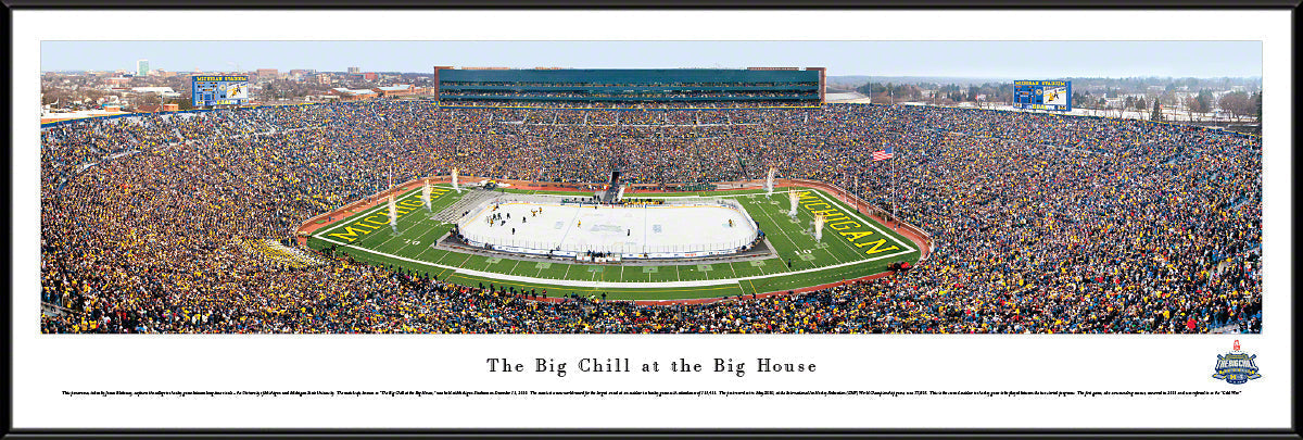 The Big Chill at The Big House Panoramic Poster.