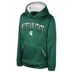 Colosseum Youth Gradient Green Michigan State Hoodie