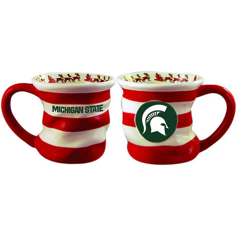 Memory company Michigan State Candy Cane Mug