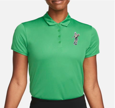 Nike Women's Golfing Sparty Dri-FIT Victory Polo Green
