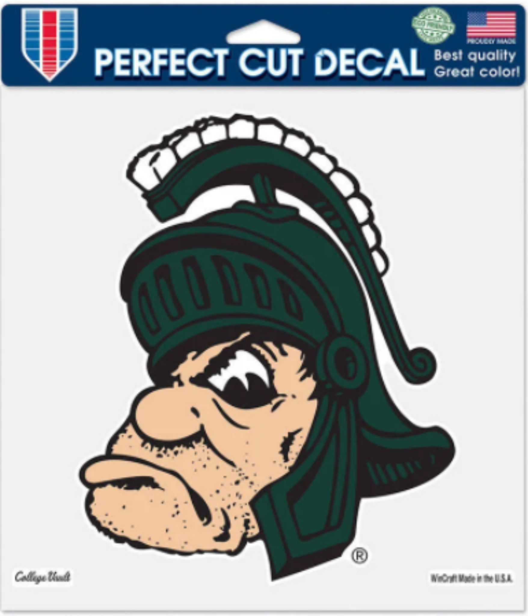 Colorized Gruff Sparty decal. 