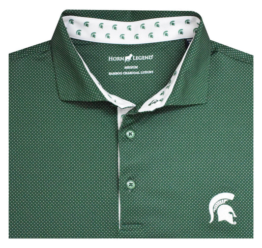 Michigan State Helmet Polo