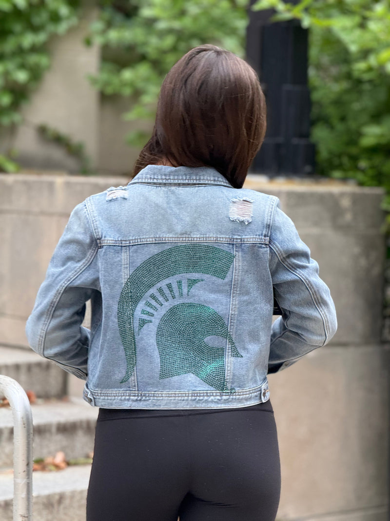 Spartans Women's Bling Denim Jacket