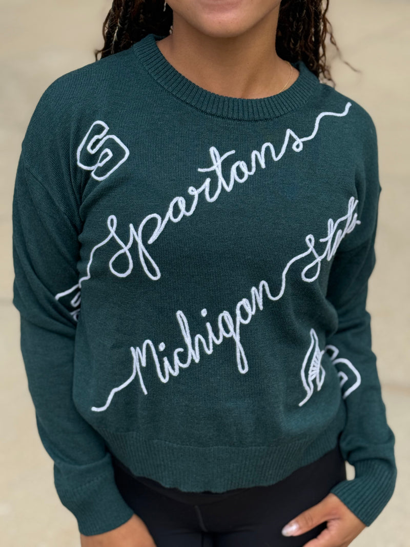 Spartan Women's KadyLuxe Love Letter Sweater
