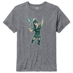 League Tennis Sparty Short Sleeve T-shirt Grey