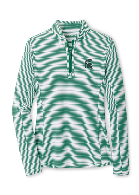 Women's Striped Quarter-Zip