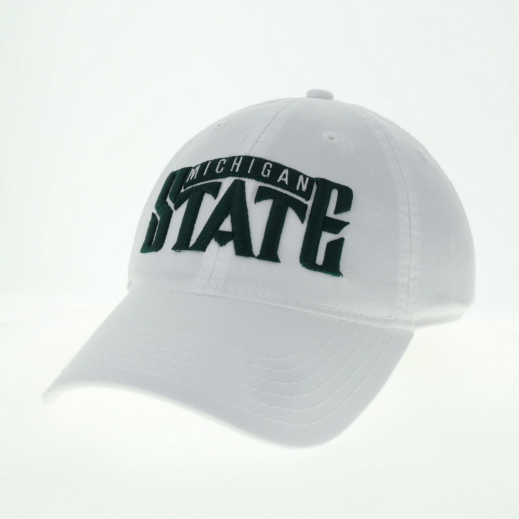 Legacy Relaxed Twill Arch Vault Hat- White – Spartan Spirit Shop