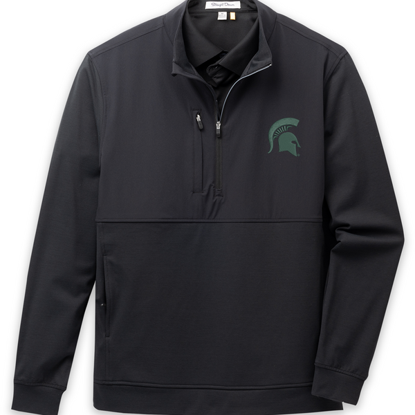 MSU Straight Down Harding Hybrid Quarter-zip