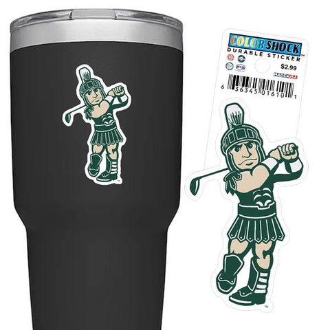 CDI Sparty Golf Durable Sticker