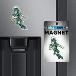 CDI Sparty Football Acrylic Magnet