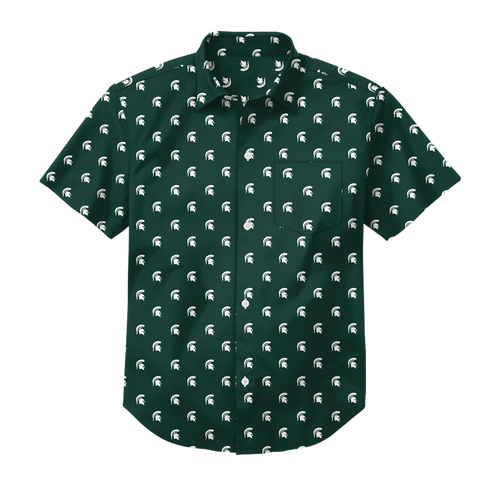 Jack and Sage Men's Michigan State Camp Shirt