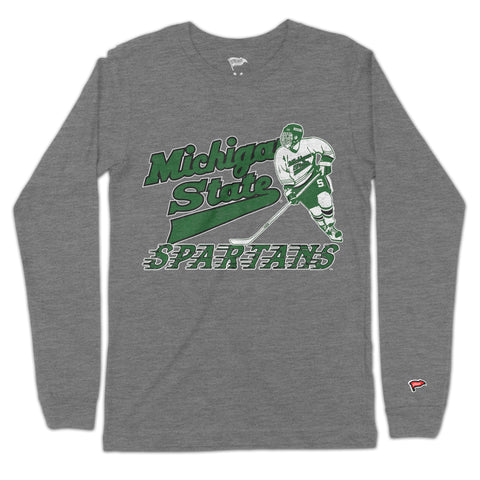 Michigan State Spartans Hockey Long Sleeve