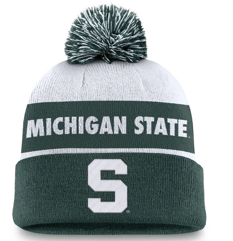 Michigan State Spartans Nike Primetime Peak Hat with Pom