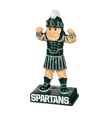 Evergreen Sparty Mascot Statue