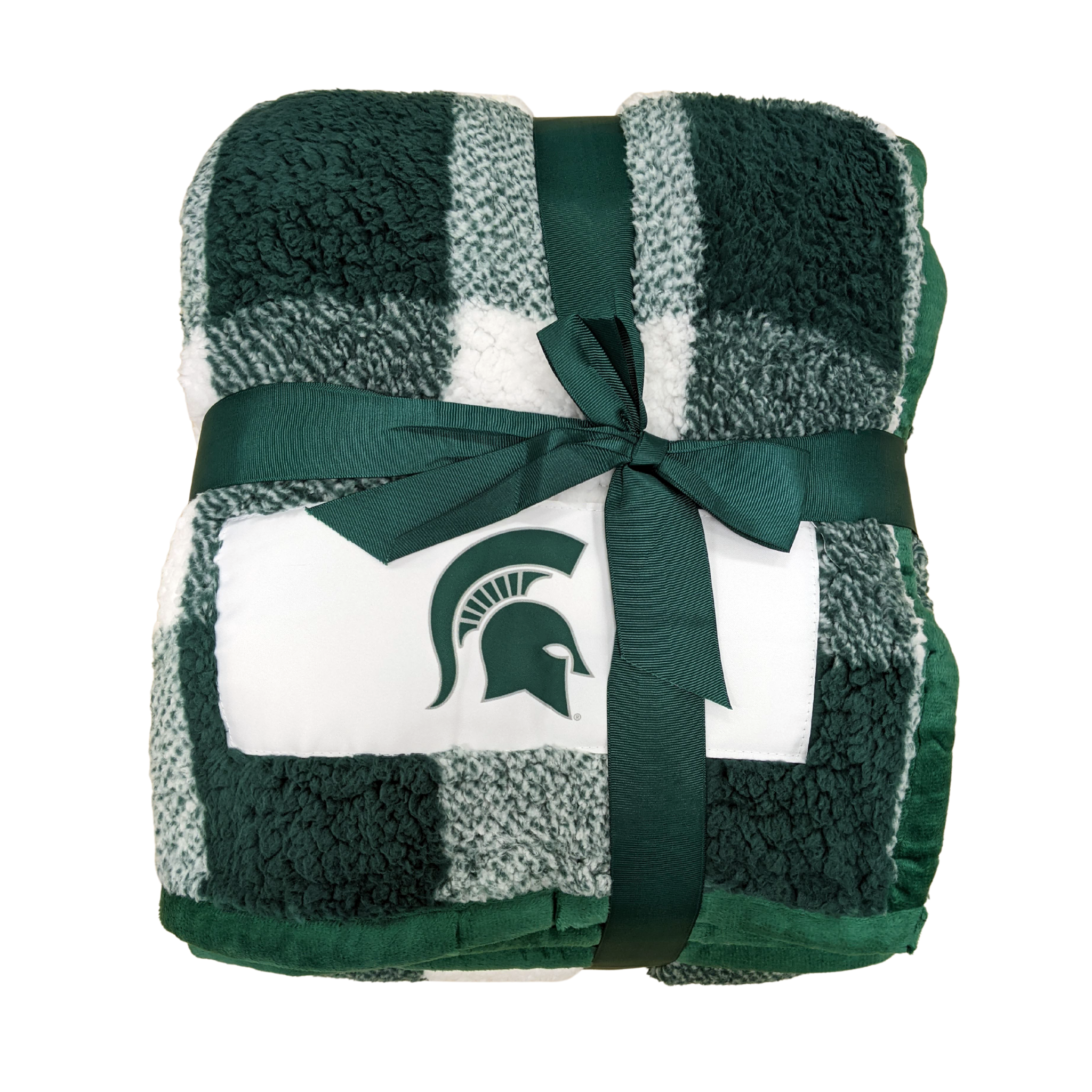 Michigan State Spartansウール刺繍、縫製ペナント : Michigan State Spartans Helmet Logo Iron On