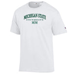 Champion MSU Mom Short Sleeve T-shirt White