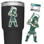 Sparty Baseball Durable Sticker