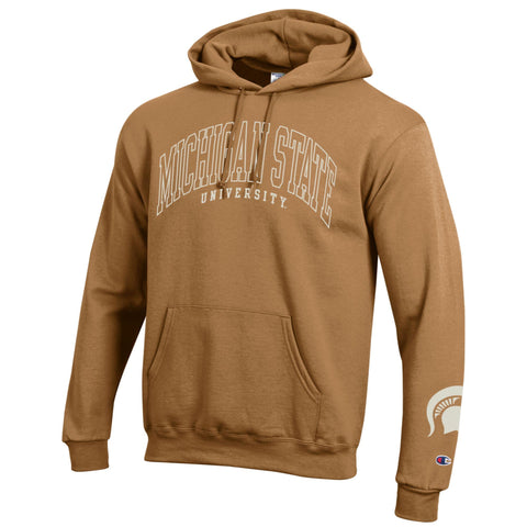 Champion Brown Michigan State University Hoodie